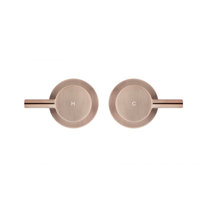 Meir Round Pin Wall Top Assemblies Champagne MW06-CH