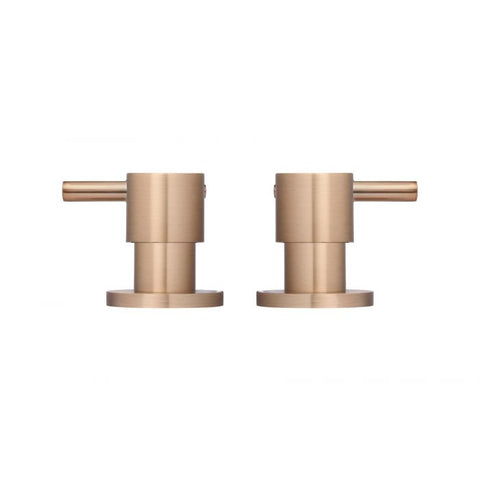Meir Round Pin Wall Top Assemblies Champagne MW06-CH