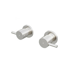 Meir Round Pin Wall Top Assemblies Brushed Nickel