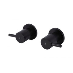 Meir Round Pin Wall Top Assemblies Black MW06