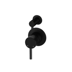 Meir Round Shower Mixer w/ Divertor Matte Black