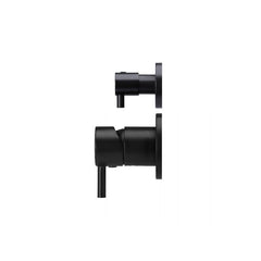 Meir Round Shower Mixer w/ Divertor Matte Black