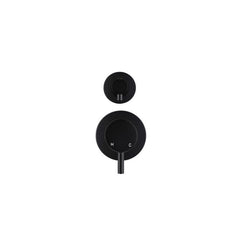 Meir Round Shower Mixer w/ Divertor Matte Black