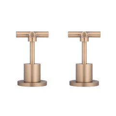 Meir Round Jumper Valve Wall Top Assemblies Champagne