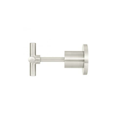 Meir Round Wall Top Assemblies Long Spindles Brushed Nickel