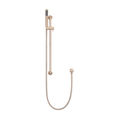 Meir Round Single Function Shower and Rail Champagne