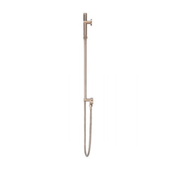 Meir Round Single Function Shower and Rail Champagne