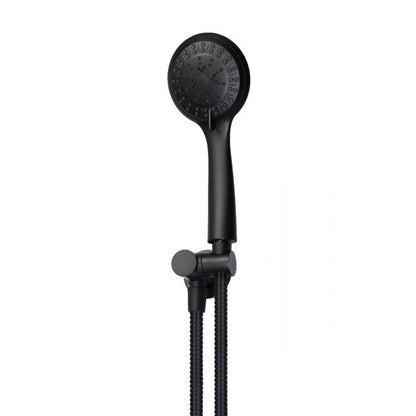 Meir 3 Function Round Shower On Bracket Matte Black