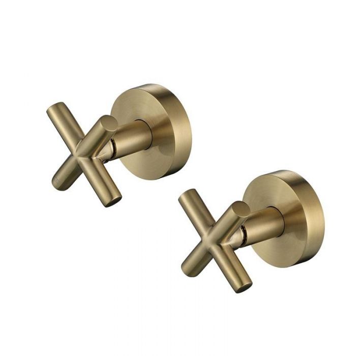 Modern National Ryker Brushed Bronze Wall Tap Set