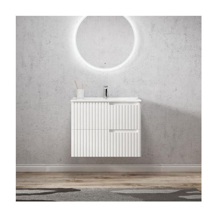 Otti 750mm Noosa Matte White Vanity