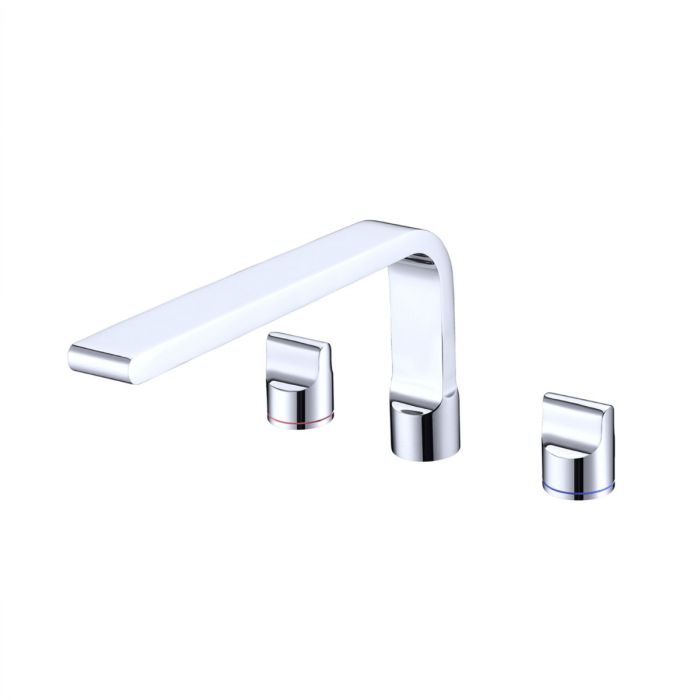 Nero Pearl Bath Set - Chrome