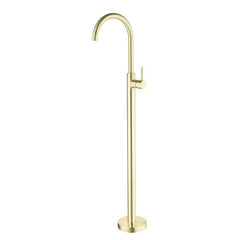 Nero Dolce Floor Mounted Bath Filler Mixer - Brushed Gold