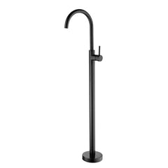 Nero Dolce Floor Mounted Bath Filler Mixer - Matte Black