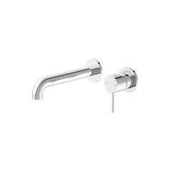 Mecca Wall Basin Mixer Combination Seperate Plate - Chrome