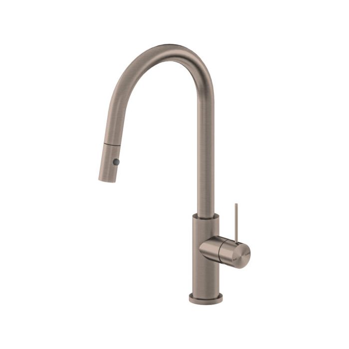 Mecca Pull Out Vegie Spray Sink Mixer - Chrome, Matte Black, Brushed Nickel, Gun Metal Grey, Brushed Gold, Brushed Bronze, Matte White