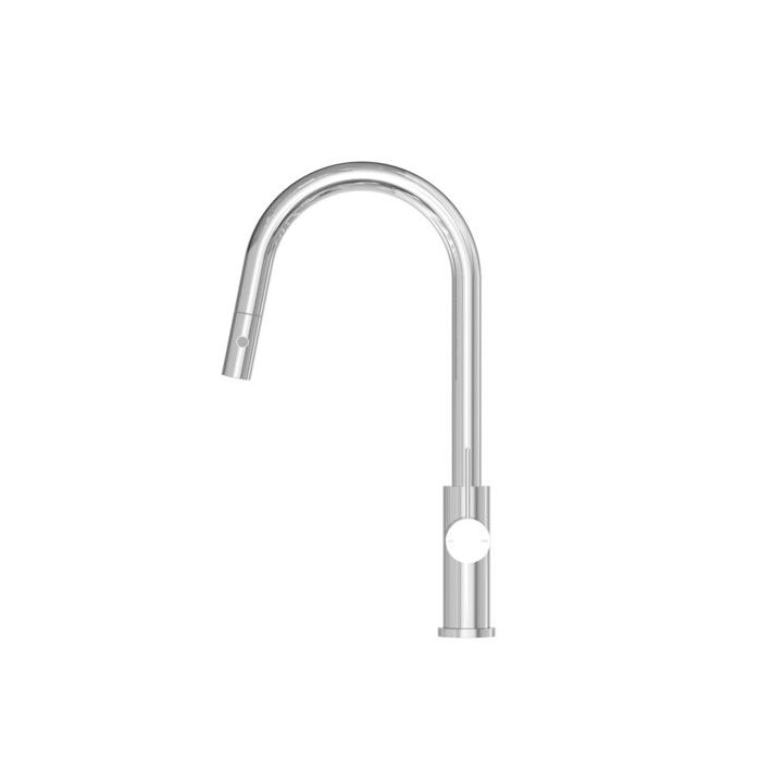 Mecca Pull Out Vegie Spray Sink Mixer - Chrome, Matte Black, Brushed Nickel, Gun Metal Grey, Brushed Gold, Brushed Bronze, Matte White