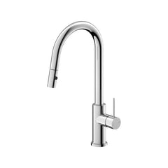 Mecca Pull Out Vegie Spray Sink Mixer - Chrome, Matte Black, Brushed Nickel, Gun Metal Grey, Brushed Gold, Brushed Bronze, Matte White