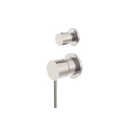 Dolce Seperate Plate Shower Mixer W/ Divertor - Brushed Nickel