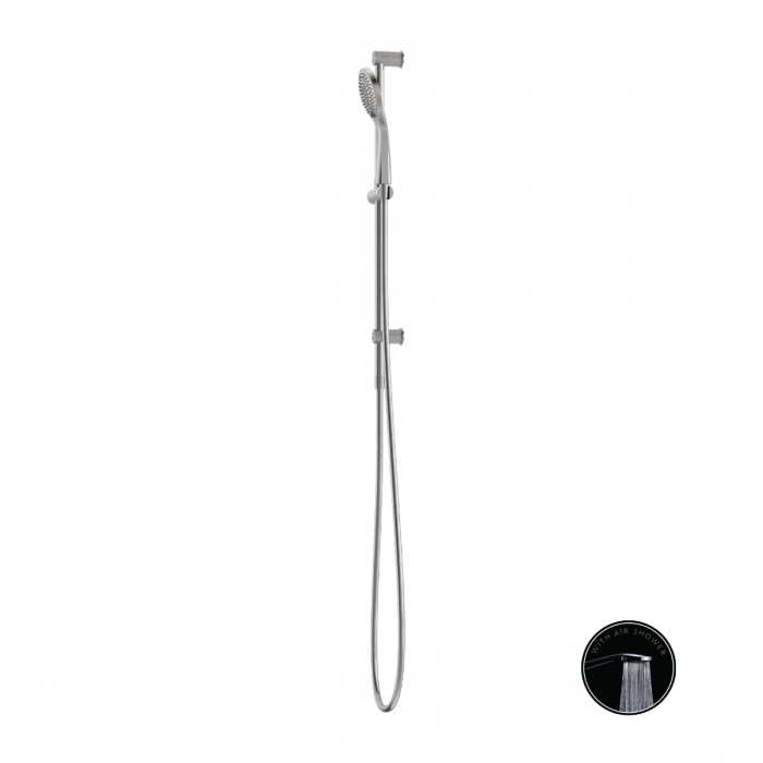 Nero Opal 3 Function Rail Shower w/ Air Shower Brushed Nickel