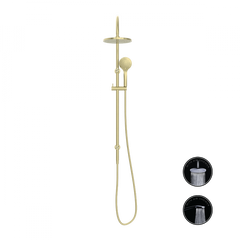 Opal Twin Shower System 230mm Rose Brushed Gold