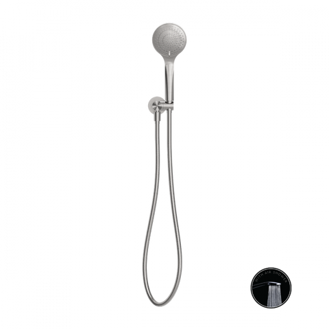 Nero Opal Air Shower on Bracket - Brushed Nickel