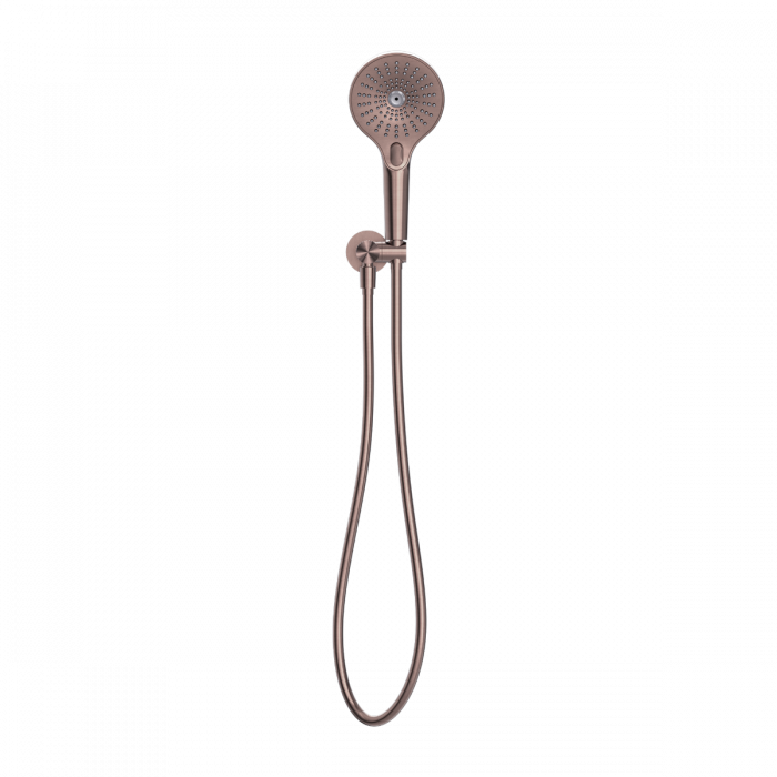 Nero Opal Shower on Bracket - Brushed Bronze