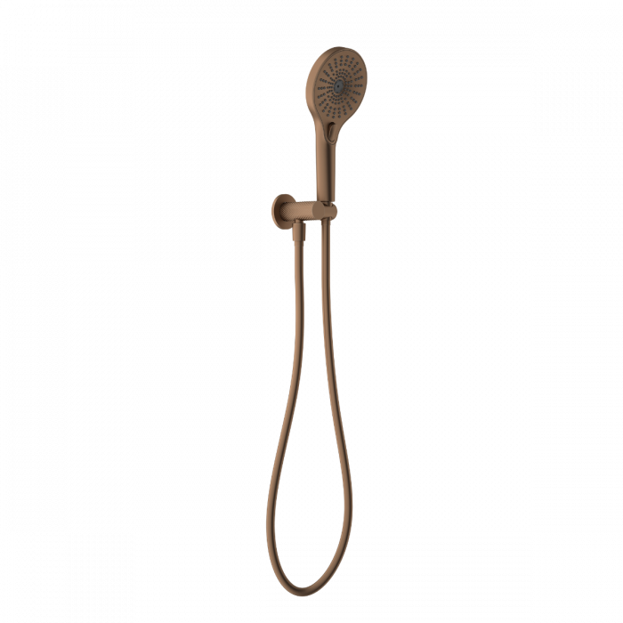 Nero Opal Shower on Bracket - Brushed Bronze