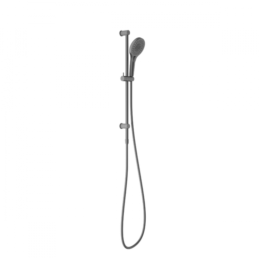 Nero Opal Shower and Rail Graphite Finish - Top Inlet