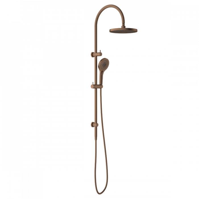 Opal Twin Shower System 250mm Rose Brushed Bronze