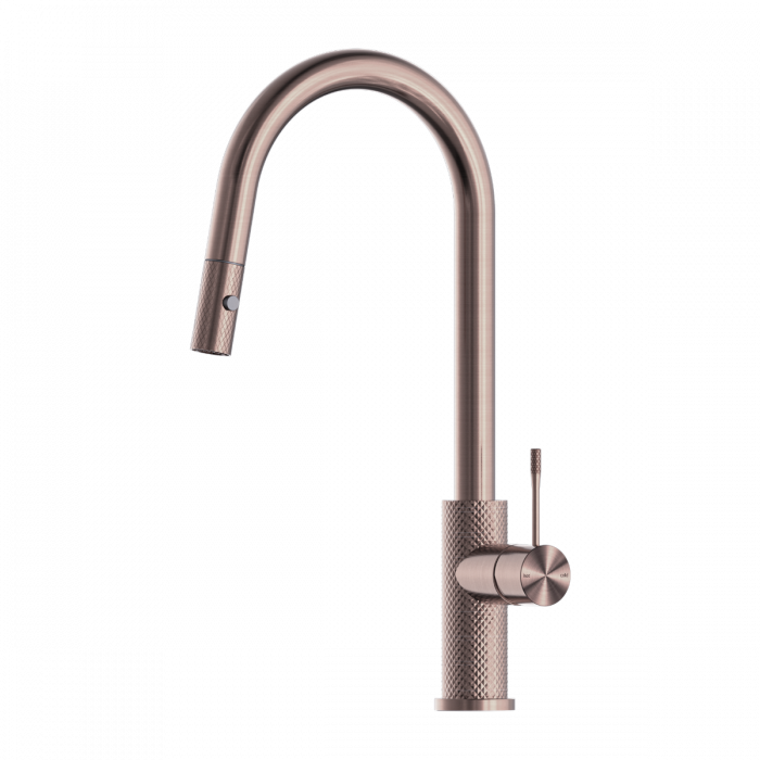 Opal Pull Out Sink Mixer W/ Vegie Spray Brushed Bronze