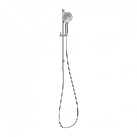 Nero Opal Shower and Rail Brushed Nickel Finish - Top Inlet