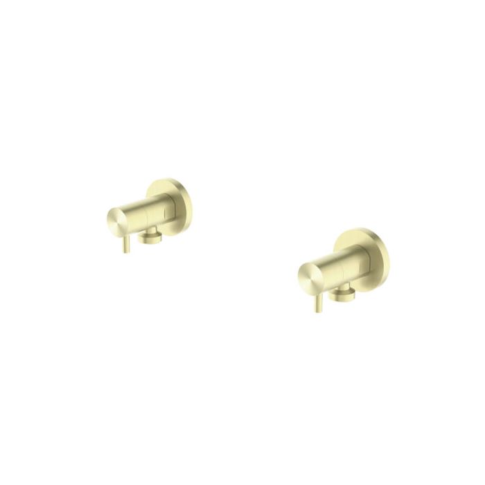 Nero Washing Machine Tap Set - Brushed Gold