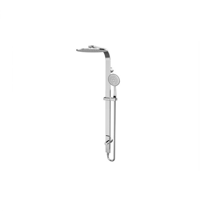 Nero Rain Round Shower System - Single Hose Chrome