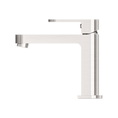 Nero Ecco Basin Mixer - Bruched Nickel