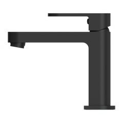 Nero Ecco Basin Mixer - Matte Black