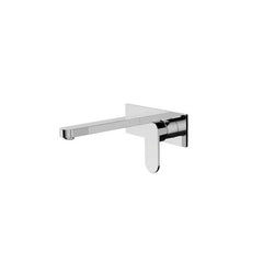 Nero Ecco Wall Combination Basin Mixer - Chrome