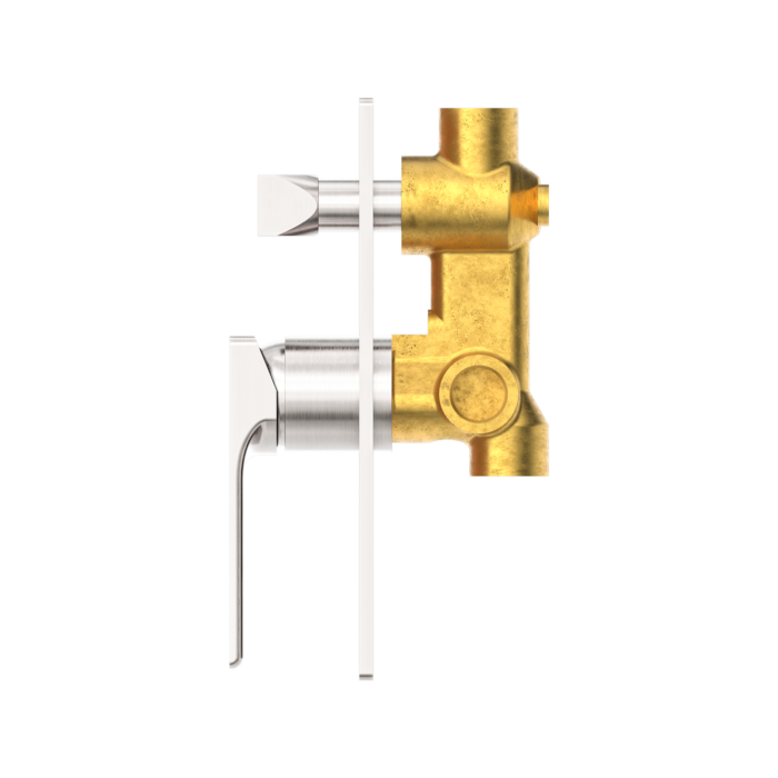 Nero Ecco Shower Mixer W/ Divertor - Brushed Nickel