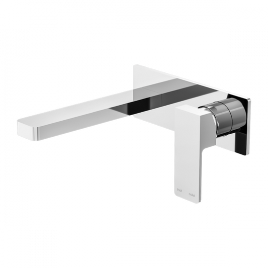 Celia Wall Combination Basin Mixer - Chrome