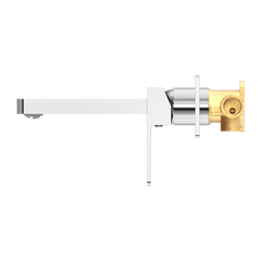 Celia Wall Combination Basin Mixer - Chrome