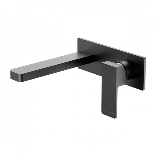 Celia Wall Combination Basin Mixer - Matte Black