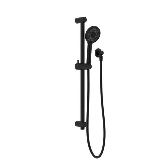 Nero Project Shower And Rail - Matte Black