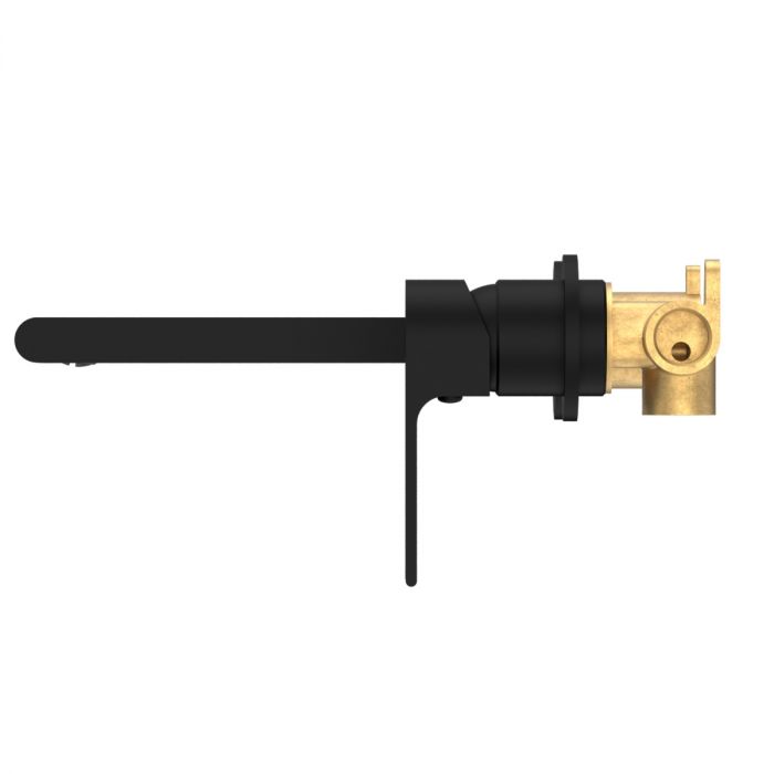 Bianca Wall (Sep Plate) Basin Mixer 187mm Spout Chrome, Matte Black, Gun Metal Grey, Brushed Nickel, Brushed Gold