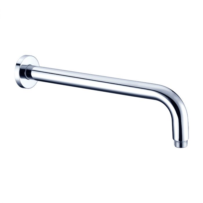 Nero Round Wall Shower Arm - Chrome