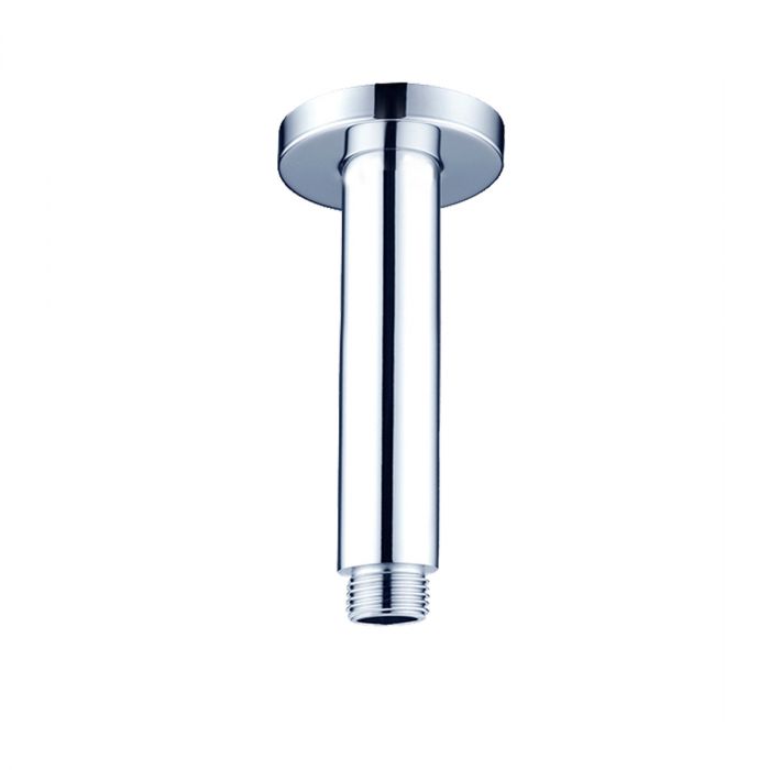 Nero Round Ceiling Arm 100mm long - Chrome