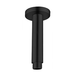 Nero Round Ceiling Arm 100mm long - Matte Black