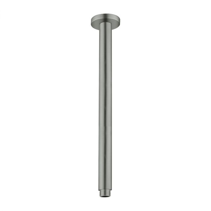 Nero Round Ceiling Arm 300mm long - Graphite