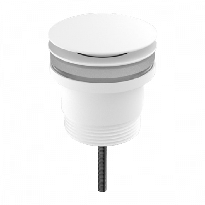 Nero Mushroom Universal Pop Up Plug and Waste - Matte White