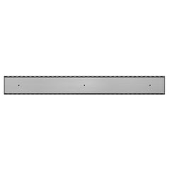 Nero 900mm Tile Insert V Channel Floor Grate 89mm Outlet - Gun Metal