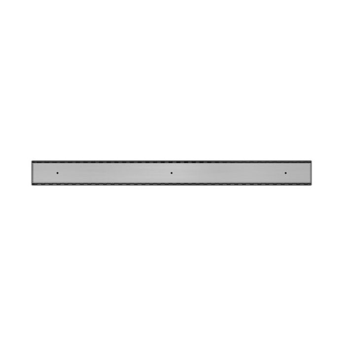 Nero 900mm Tile Insert V Channel Floor Grate 50mm Outlet - Gun Metal