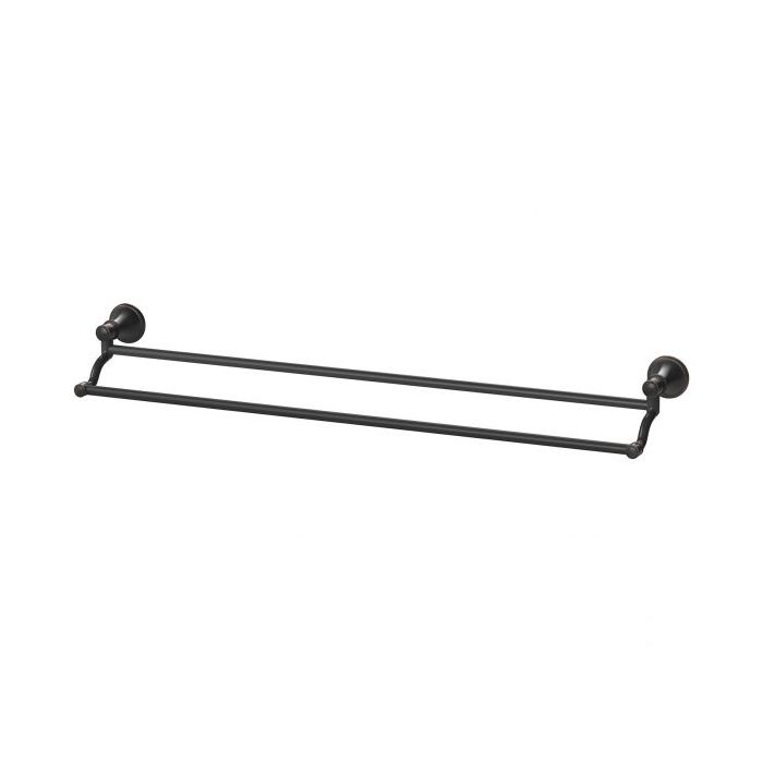 Phoenix Nostalgia Double Towel Rail 760mm - Antique Black